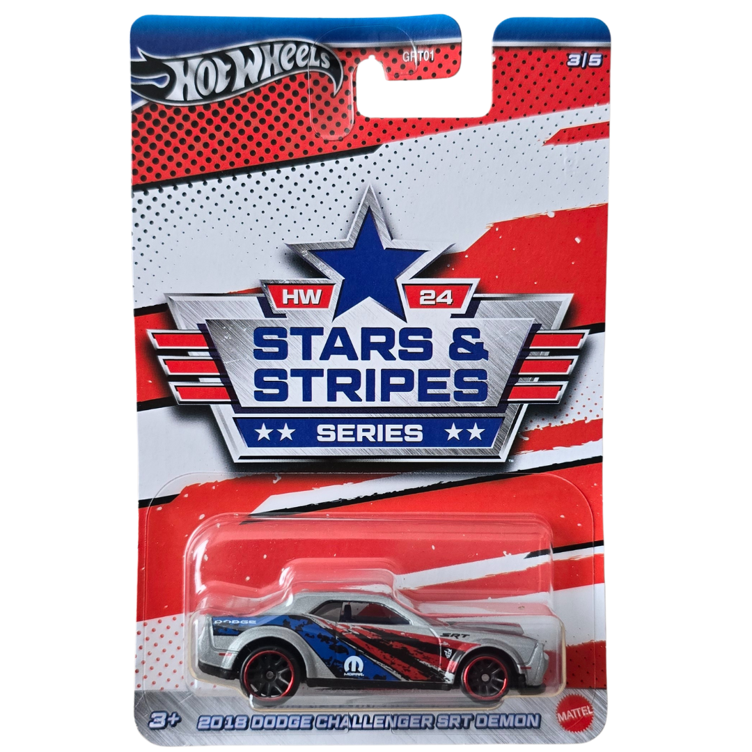 Hot Wheels (Stars & Stripes Series) - 2018 Dodge Challenger SRT