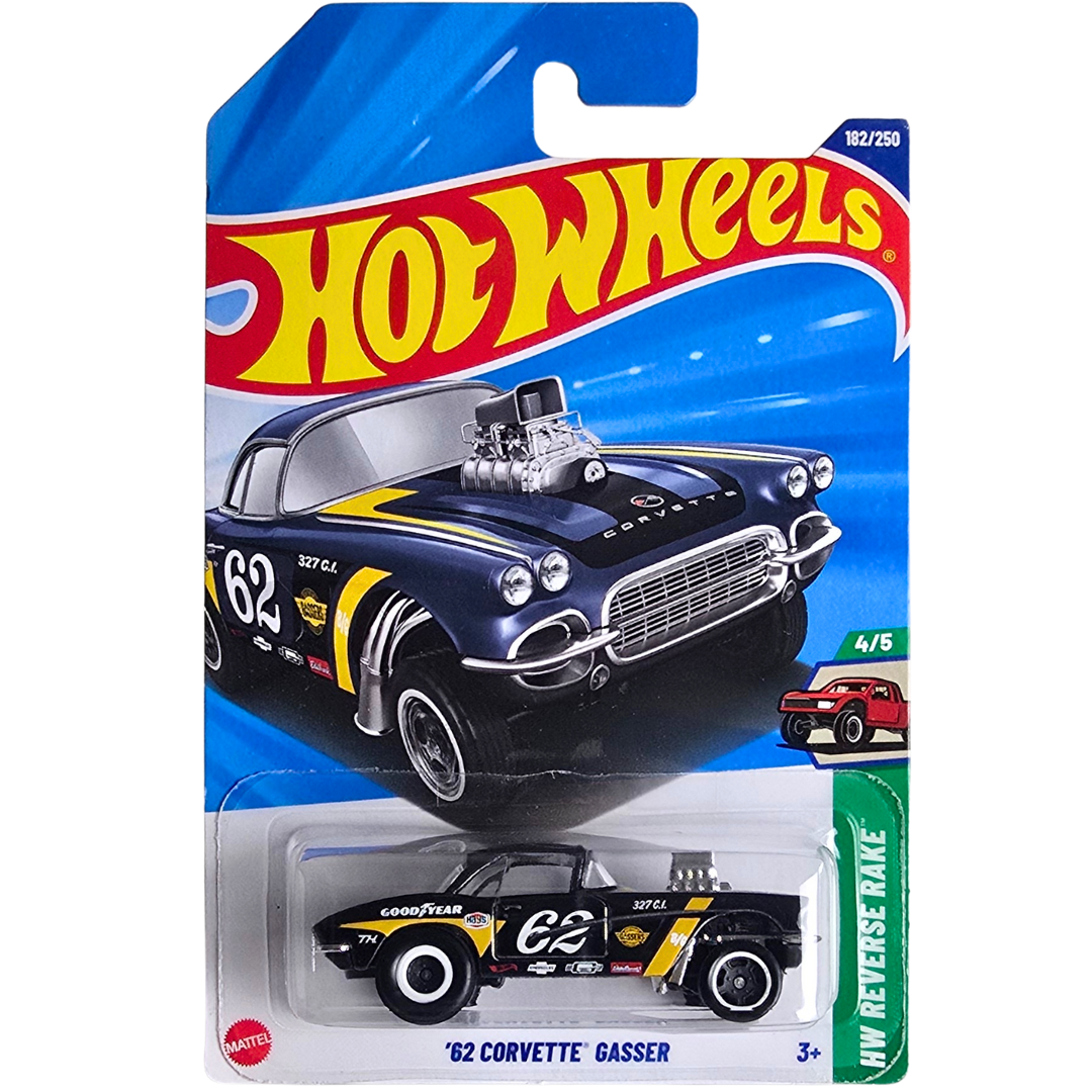 スーパートレジャーハント '62 CORVETTE GASSER 新品 STH Hot Wheels - '62 Corvette Gasser (Super Treasure Hunt - STH
