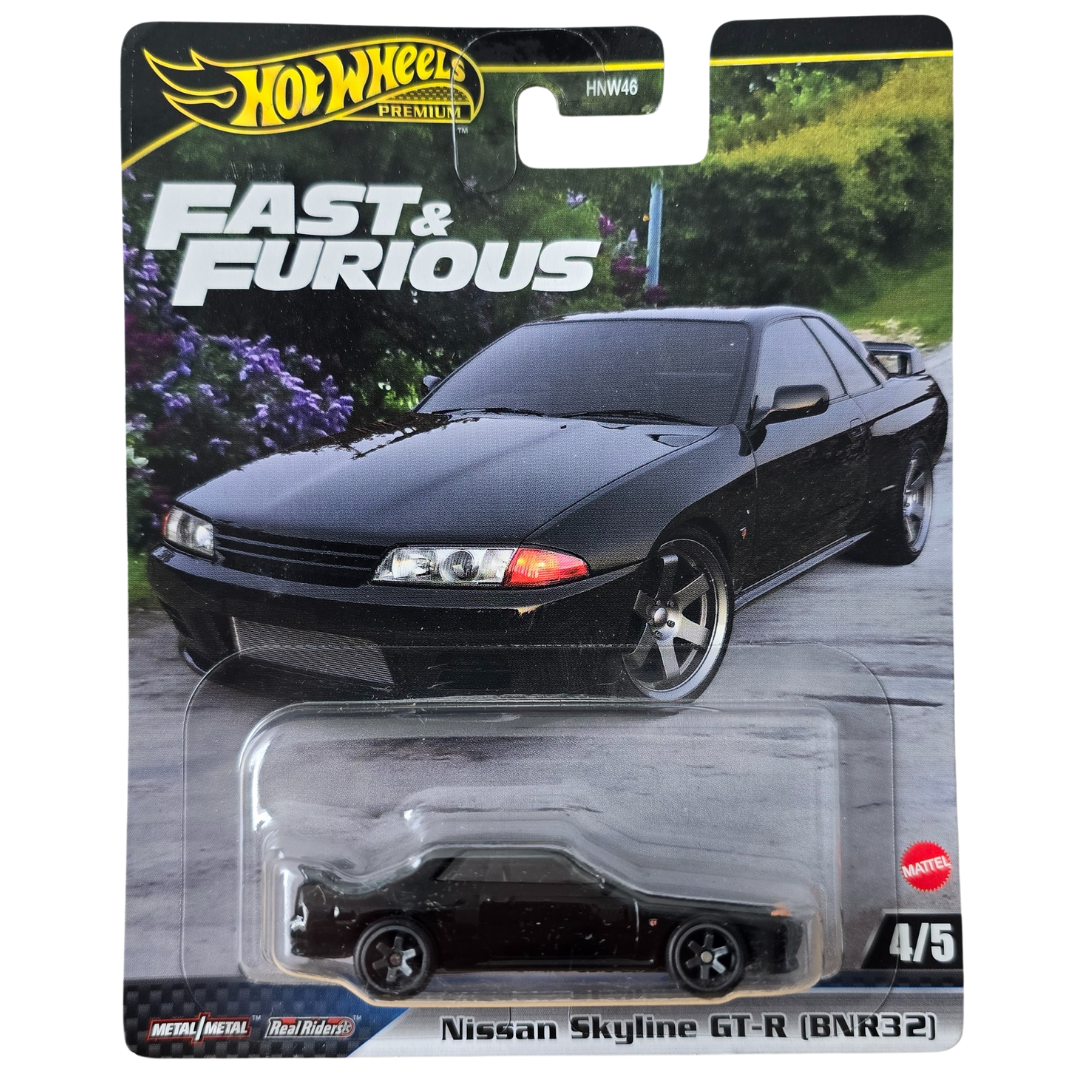 Hot Wheels Premium - Nissan Skyline GT-R (BNR32) (Fast & Furious