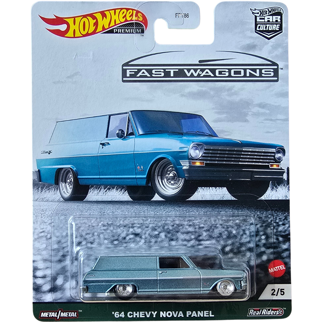 Hot Wheels RLC Chevy Nomad 1965 Rouge 1/64 – Édition Limitée Numérotée