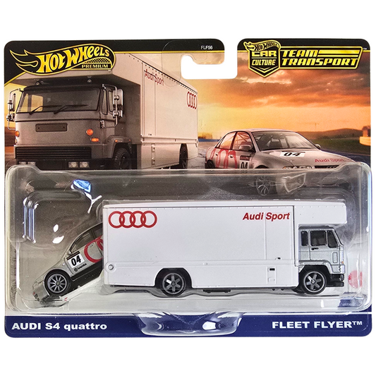 Hot Wheels Premium Team Transport #77 - Audi S4 quattro - Fleet Flyer