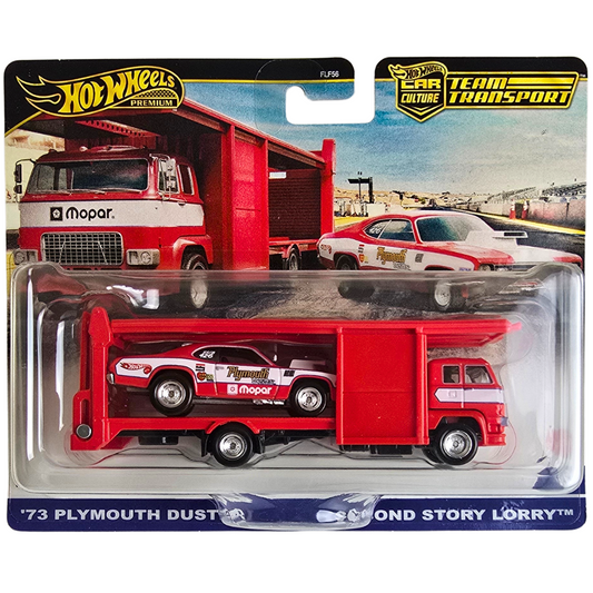 Hot Wheels Premium Team Transport #82 - '73 Plymouth Duster - Second Story Lorry