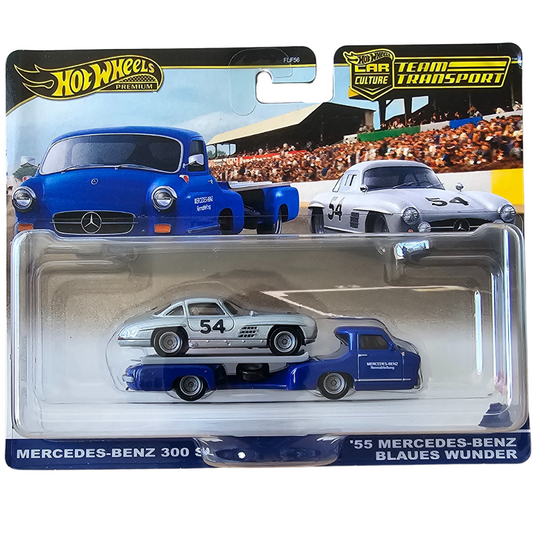 Hot Wheels Team Transport #70 - Mercedes-Benz 300 SL - '55 Mercedes-Benz Blaues Wunder