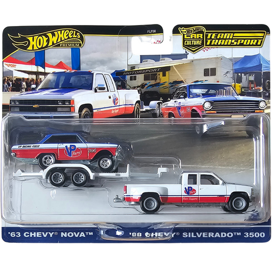 Hot Wheels Team Transport #68 - '63 Chevy Nova - '88 Chevy Silverado 3500