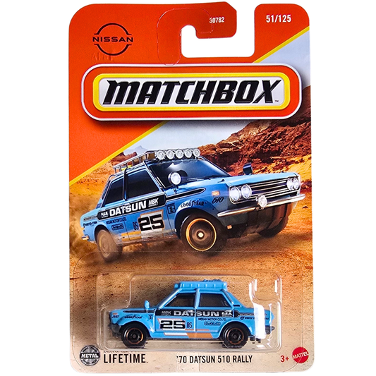 Matchbox - '70 Datsun 510 Rally