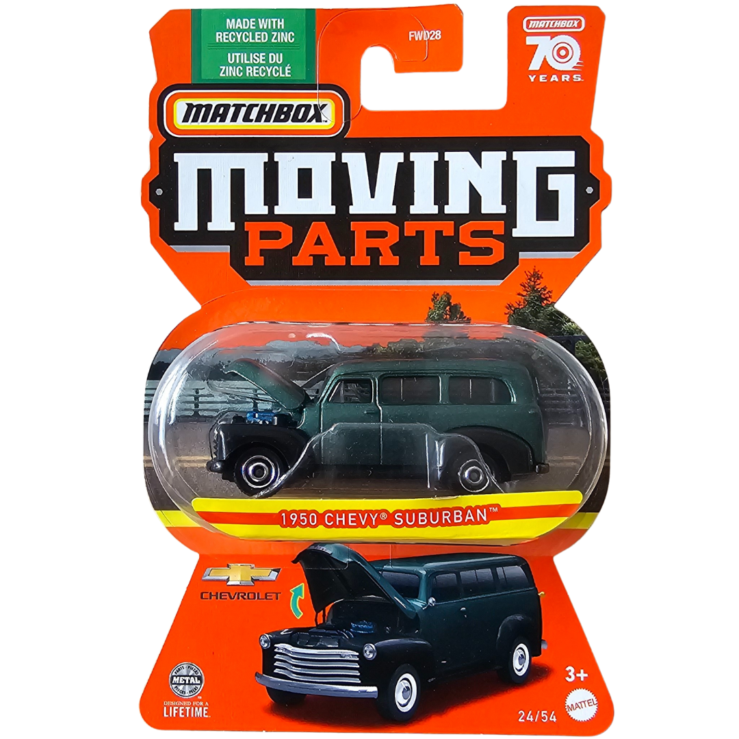 Matchbox Moving Parts 1950 Chevy Suburban Speed Castings Collector Shop