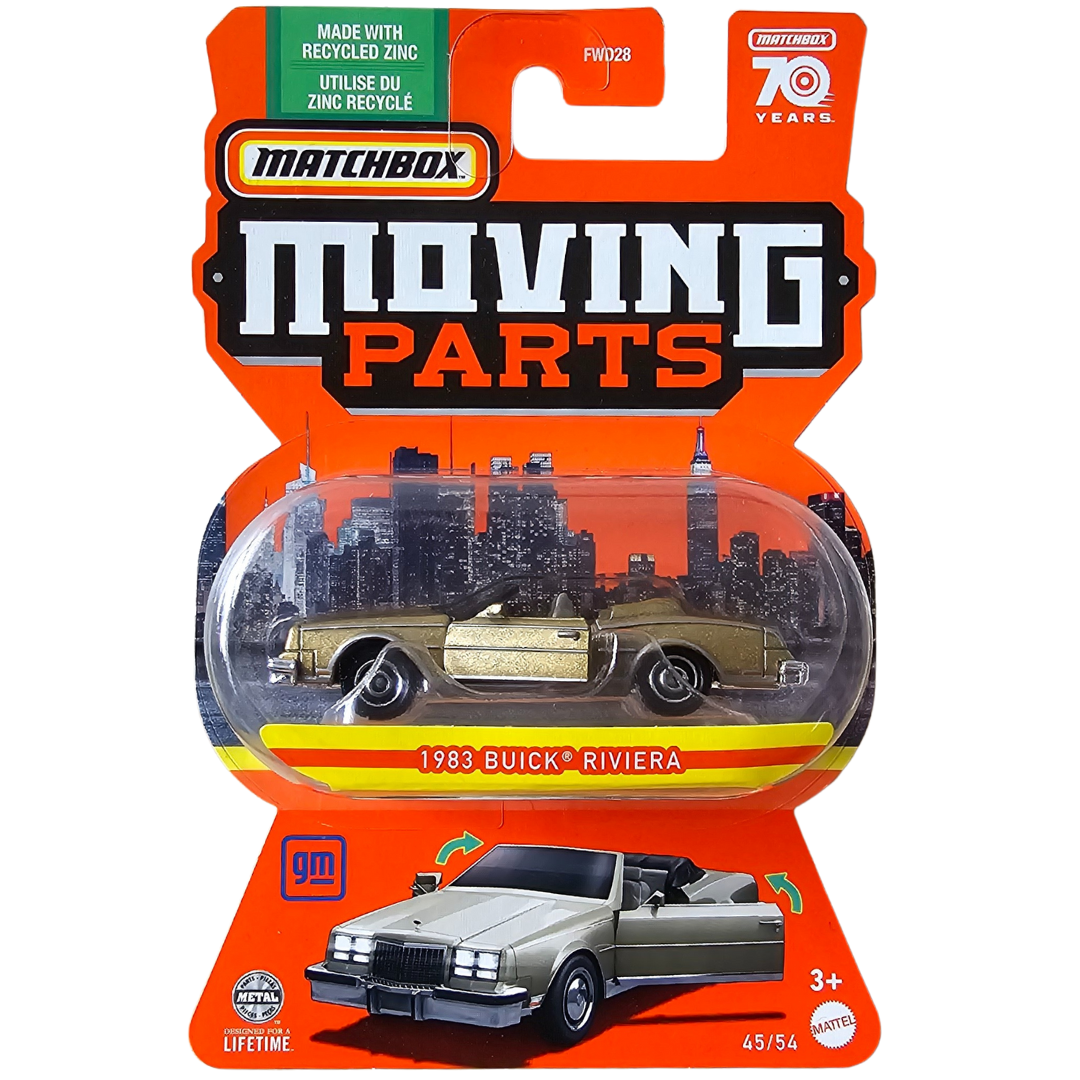 Matchbox Moving Parts 1983 Buick Riviera Speed Castings Collector Shop