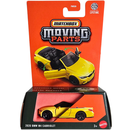 Matchbox Moving Parts - 2020 BMW M4 Cabriolet