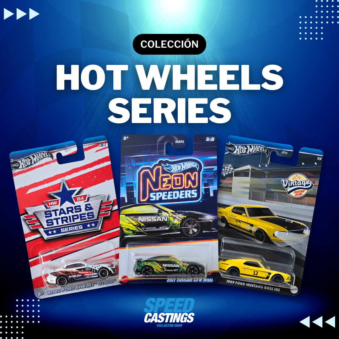 Descubre la impresionante colección de Hot Wheels Series en Speed Castings, donde encontrarás modelos únicos y ediciones limitadas que harán crecer tu pasión por los carritos a escala.