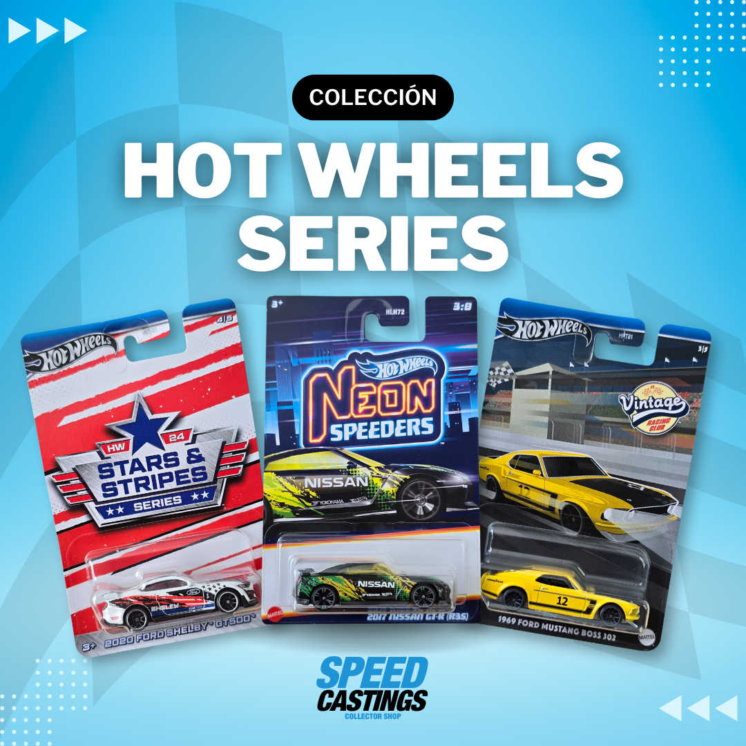 Descubre la impresionante colección de Hot Wheels Series en Speed Castings, donde encontrarás modelos únicos y ediciones limitadas que harán crecer tu pasión por los carritos a escala.