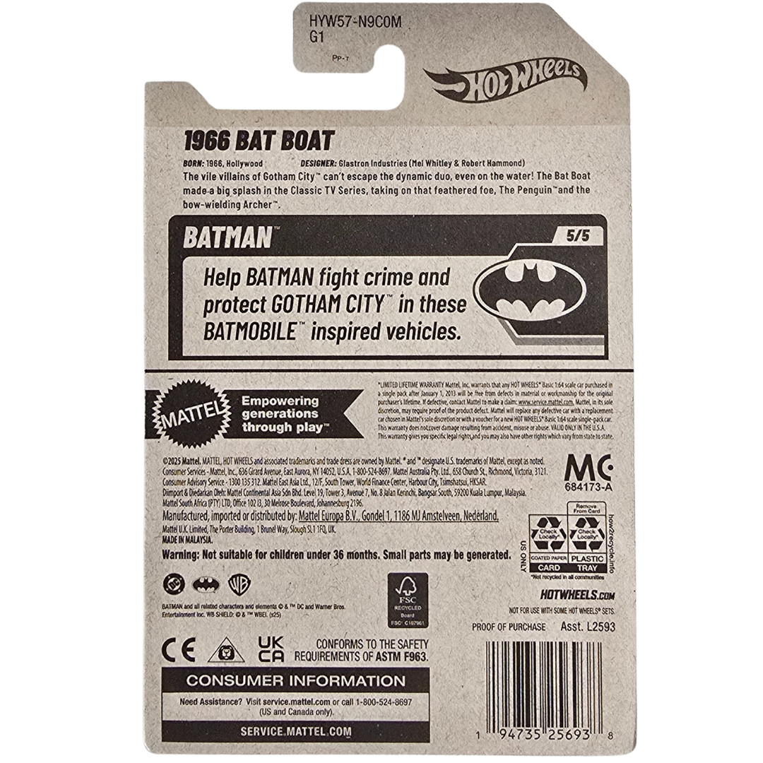 Hot Wheels - 1966 Bat Boat