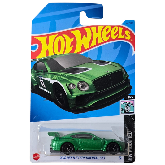 Hot Wheels - 2018 Bentley Continental GT3 (Error en Tampos)