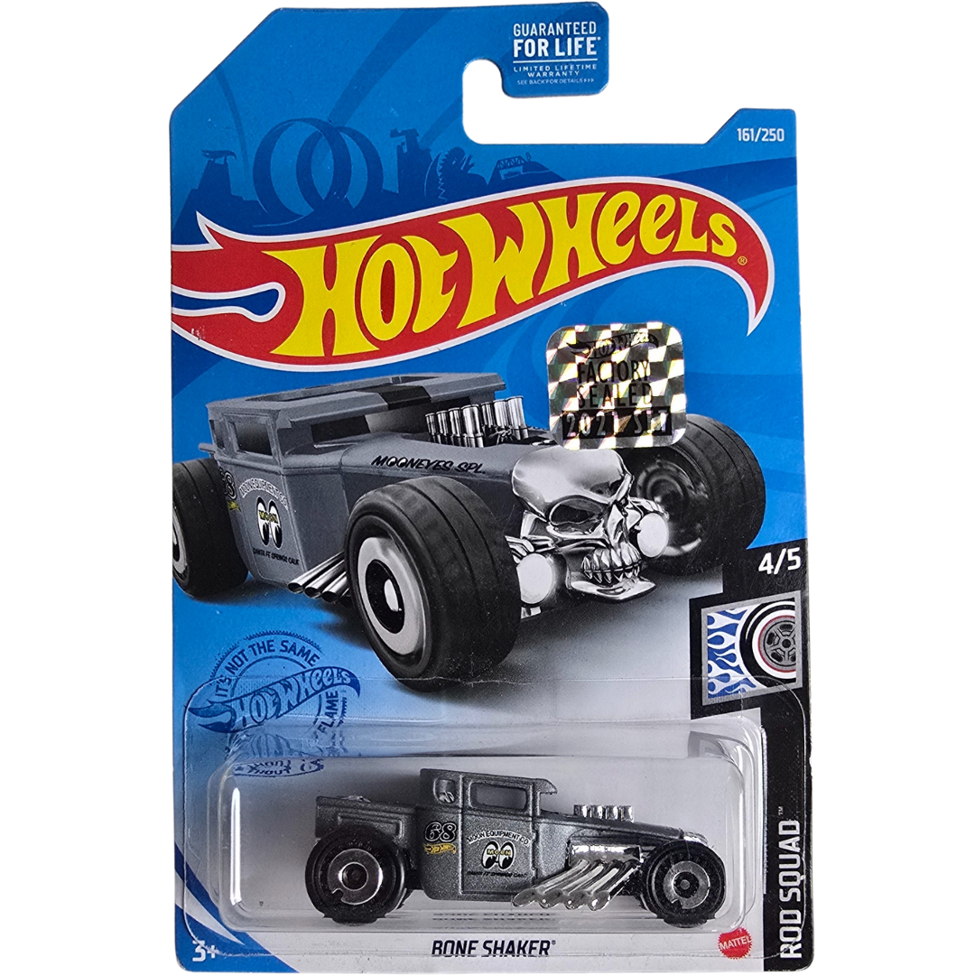 Hot Wheels - Bone Shaker (Gris) (Factory Sealed Sticker)