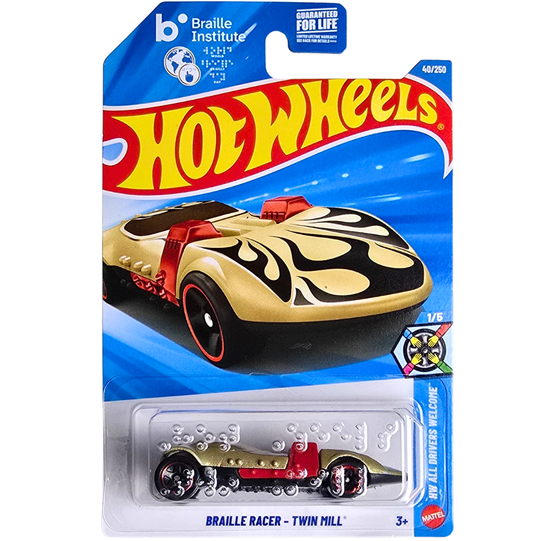 Hot Wheels - Braille Racer - Twin Mill