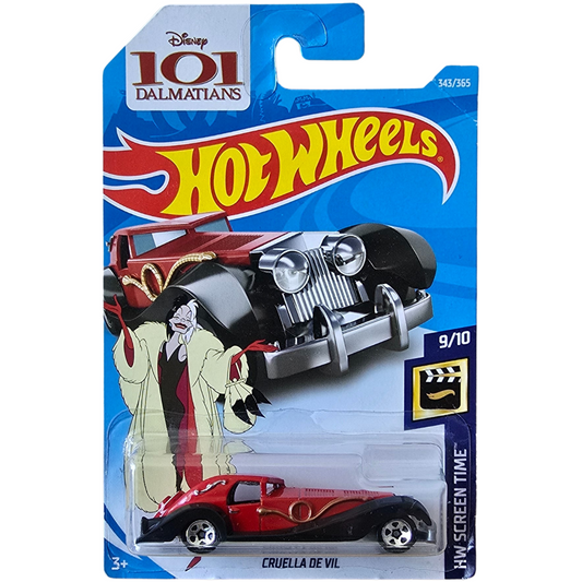 Hot Wheels - Cruella De Vil (101 Dálmatas - Disney)