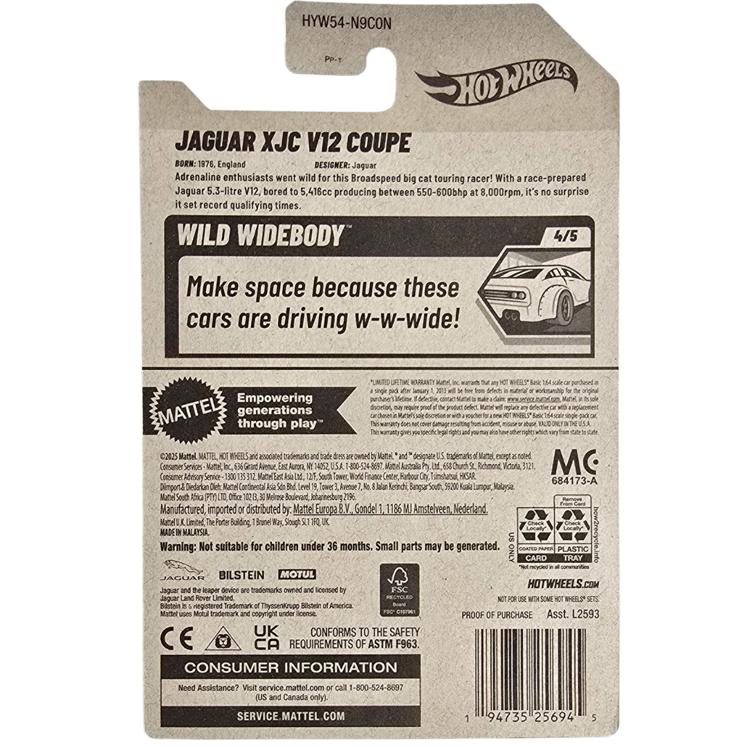 Hot Wheels - Jaguar XJC V12 Coupe
