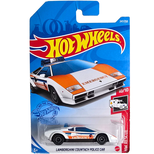 Hot Wheels - Lamborghini Countach Police Car (Treasure Hunt - TH)