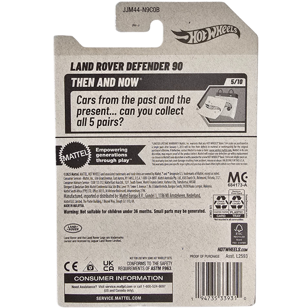 Hot Wheels  - Land Rover Defender 90 (Exclusivo USA)