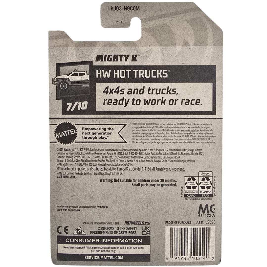 Hot Wheels - Mighty K (Factory Sealed Sticker)
