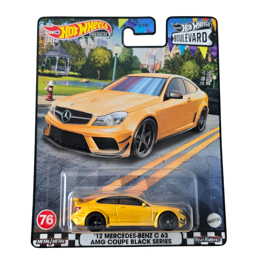 Hot Wheels - '12 Mercedes-Benz C 63 AMG Coupe Black Series