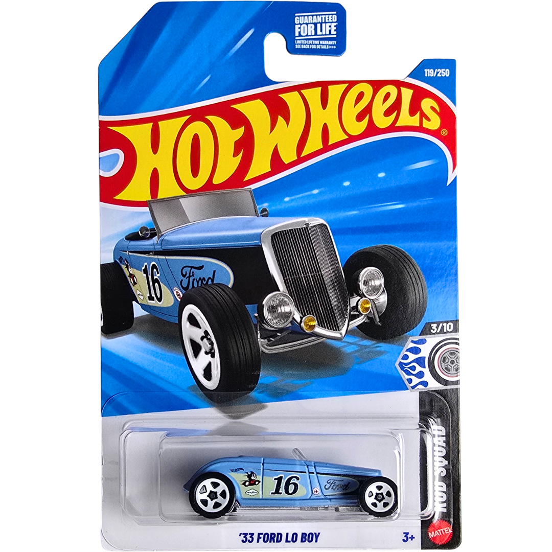 Hot Wheels - '33 Ford Lo Boy – Speed Castings Collector Shop