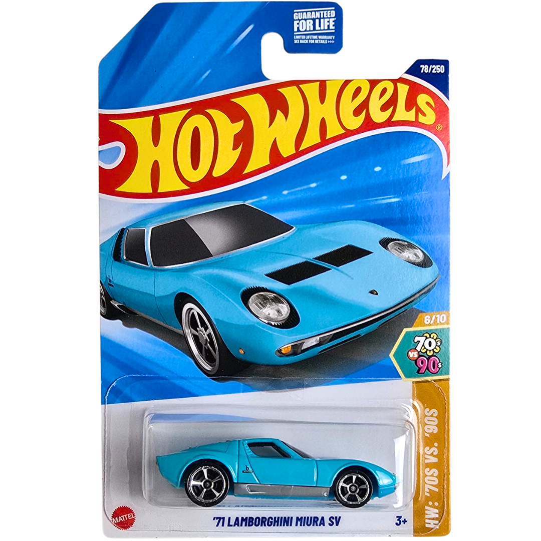 Hot Wheels - '71 Lamborghini Miura SV (Exclusivo Dollar Tree)