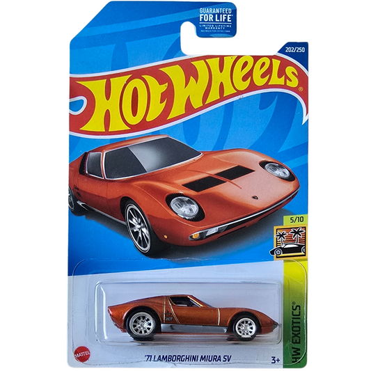 Hot Wheels - '71 Lamborghini Miura SV (Super Treasure Hunt - STH)