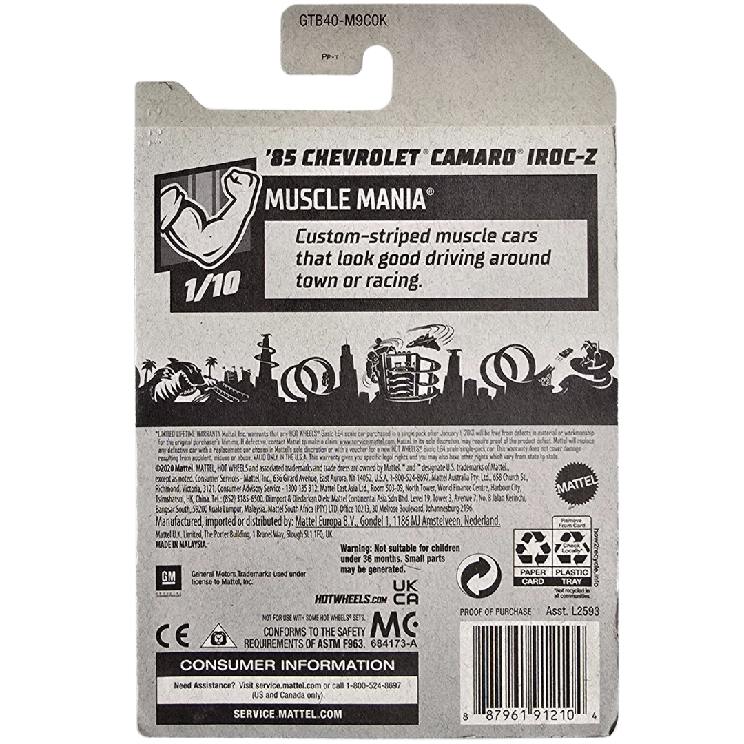 Hot Wheels - '85 Chevrolet Camaro IROC-Z