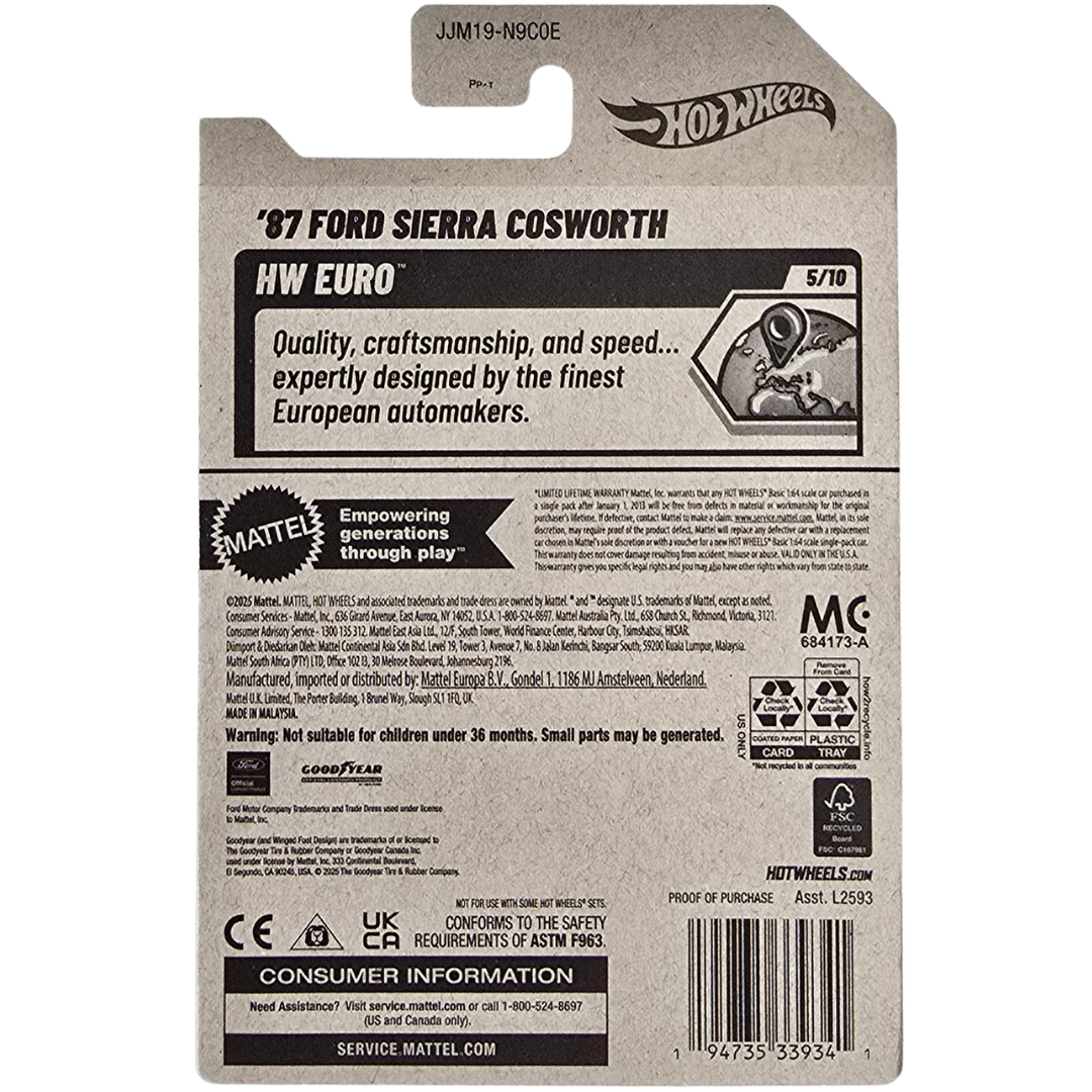 Hot Wheels - '87 Ford Sierra Cosworth (Super Treasure Hunt - STH)