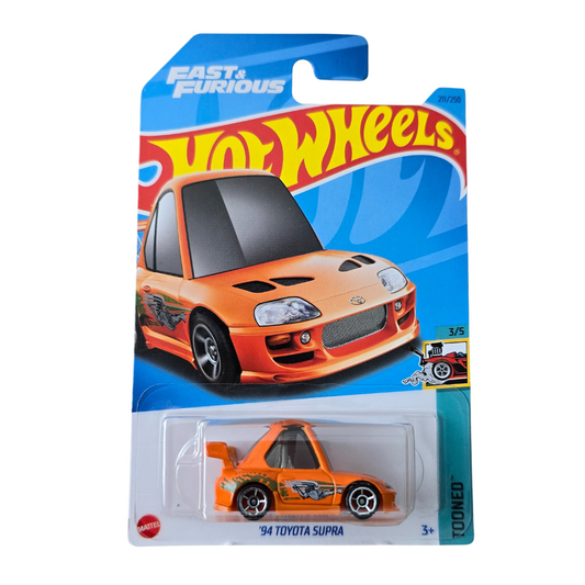 Hot Wheels - '94 Toyota Supra (Tooned) (Fast & Furious)