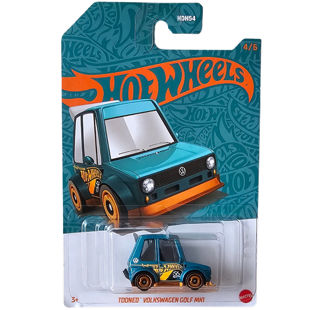 Hot Wheels (56 Aniversario) - 'Tooned Volkswagen Golf Mk1