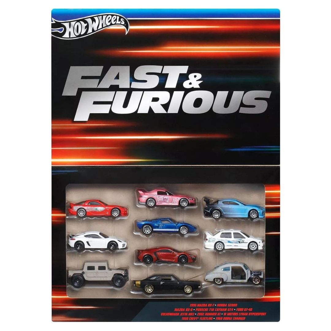 Hot Wheels 10 Pack - Fast & Furious