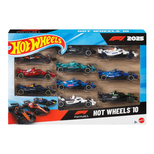 Hot Wheels 10 Pack - Formula 1 (2025)