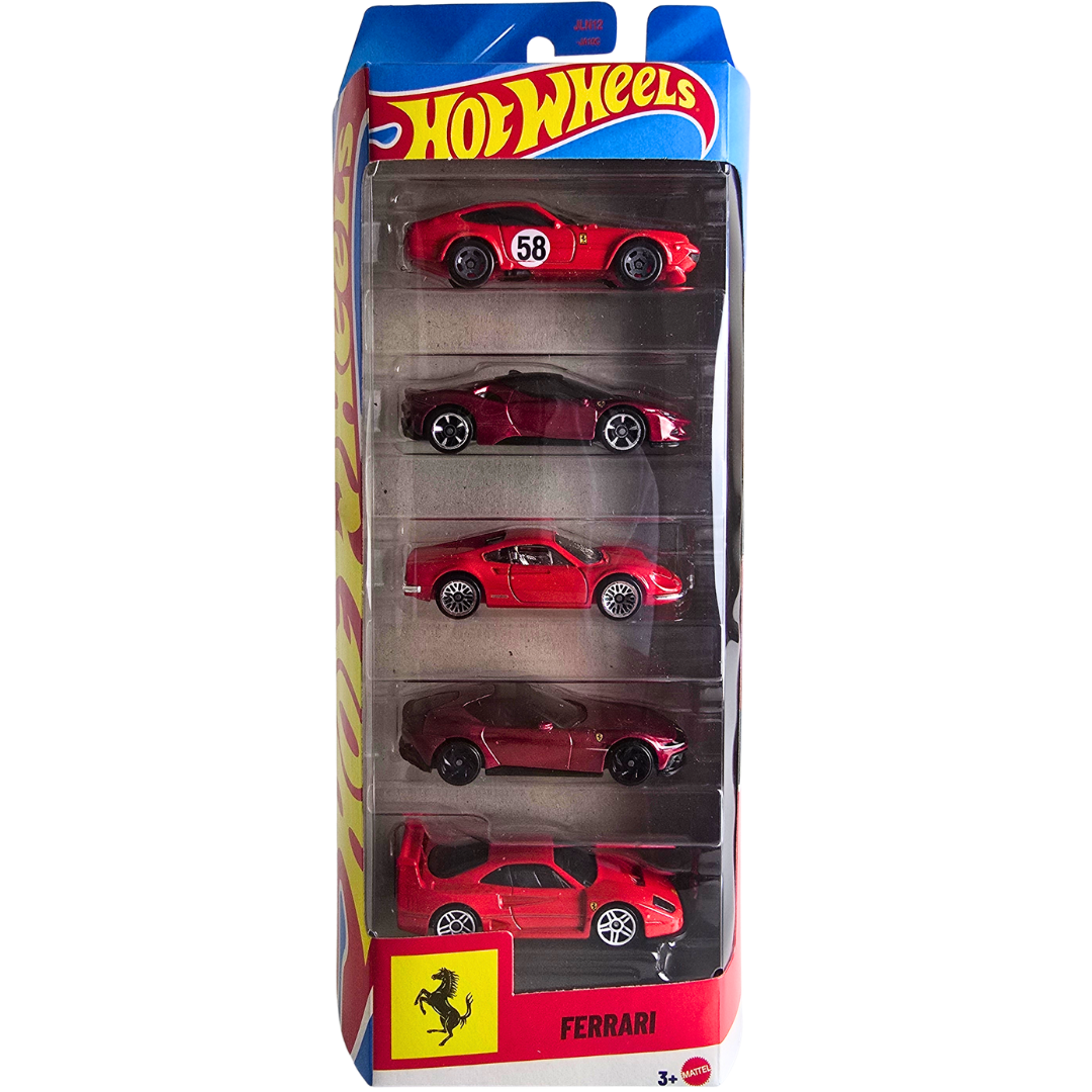 Hot Wheels 5 Pack - Ferrari