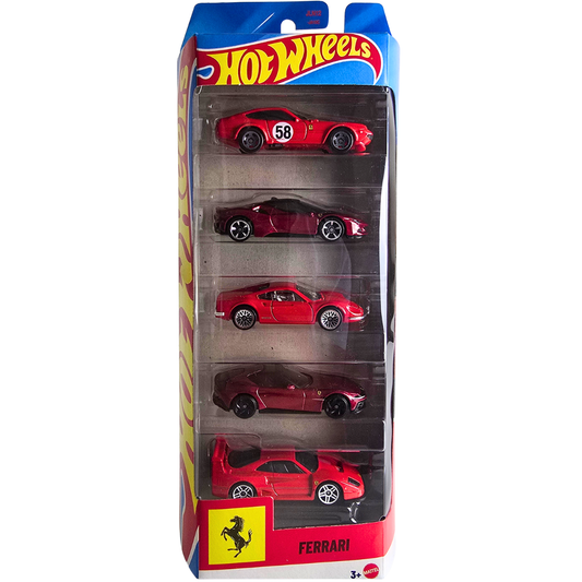 Hot Wheels 5 Pack - Ferrari