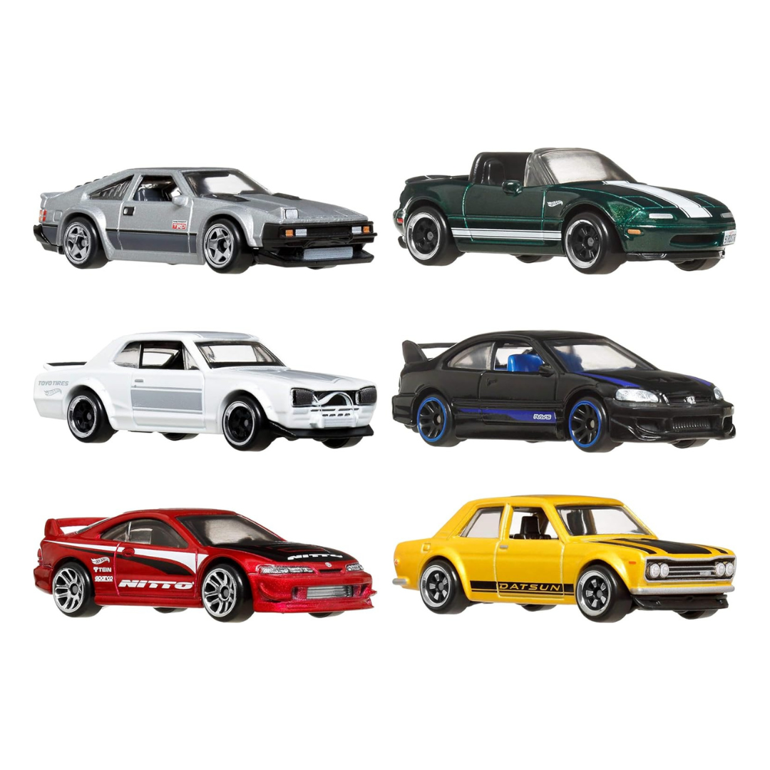 Hot Wheels JDM 6 Pack