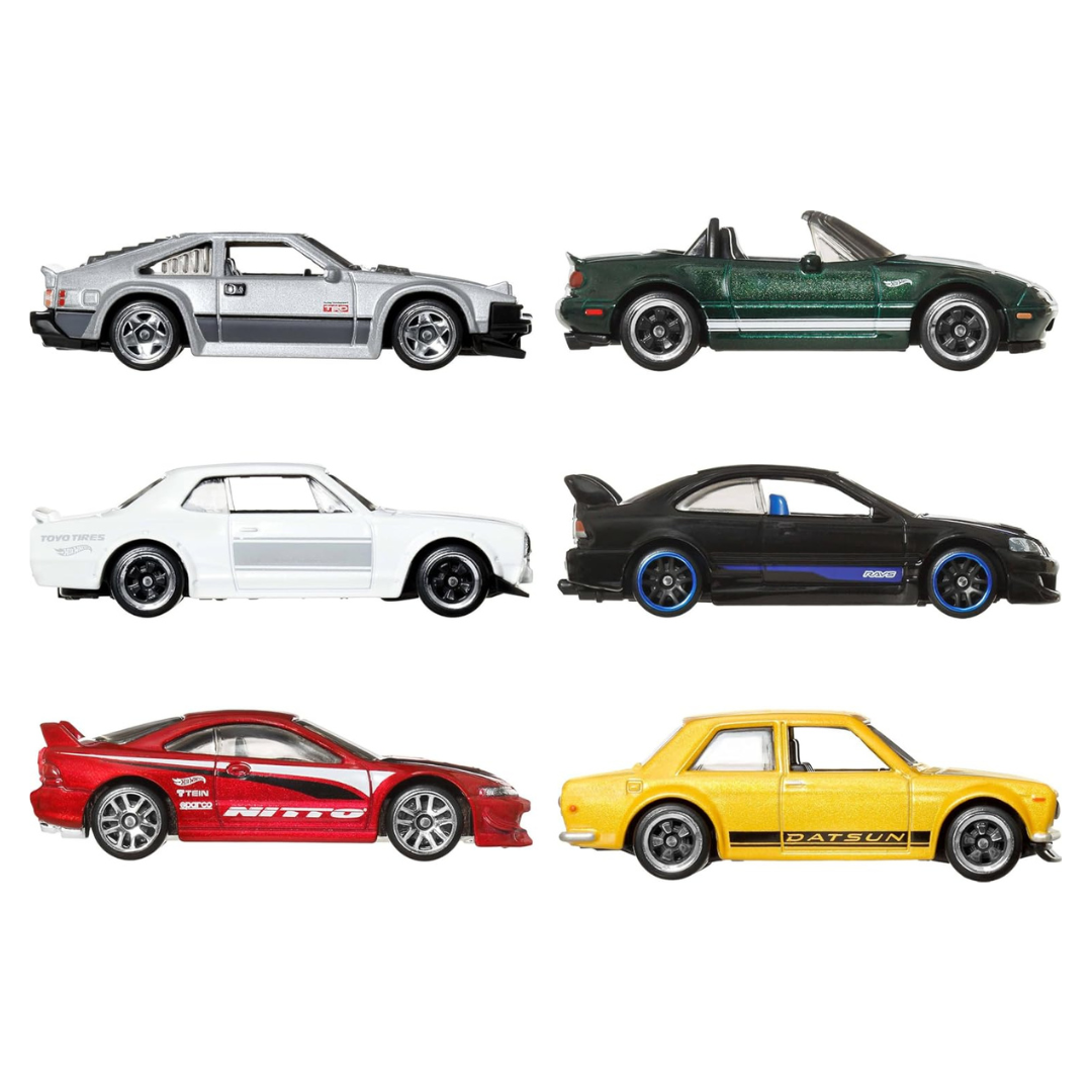 Hot Wheels JDM 6 Pack