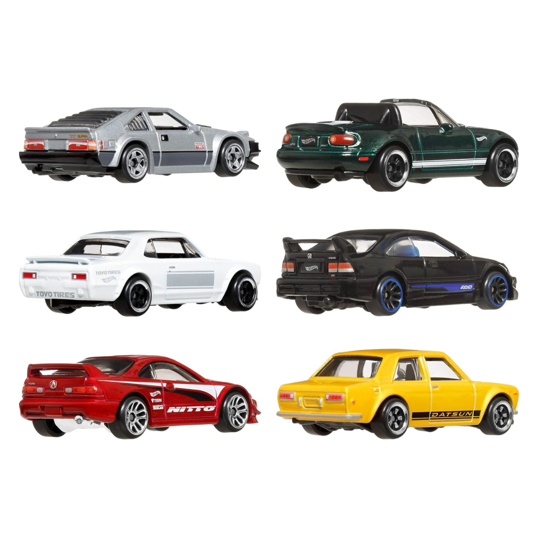 Hot Wheels JDM 6 Pack