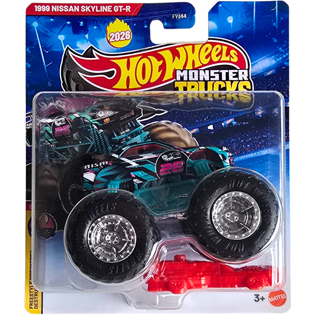 Hot Wheels Monster Trucks - 1999 Nissan Skyline GT-R