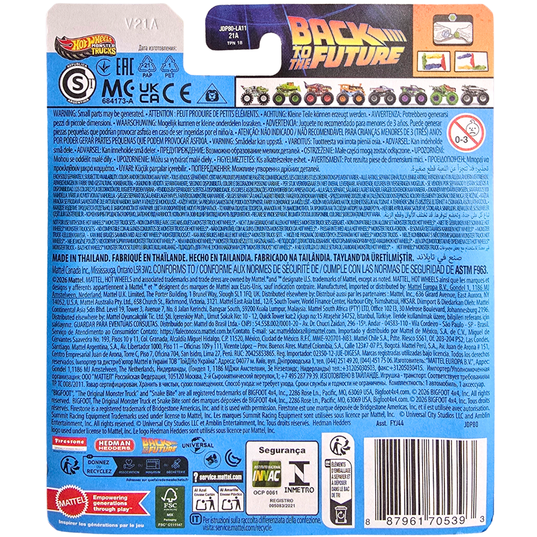 Hot Wheels Monster Trucks - Back To The Future - Time Machine