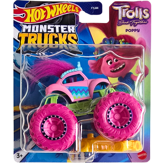 Hot Wheels Monster Trucks - Trolls (Band Together - Poppy)