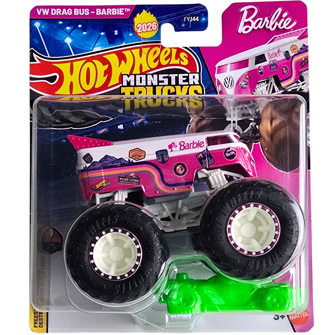 Hot Wheels Monster Trucks (Barbie) - VW Drag Bus