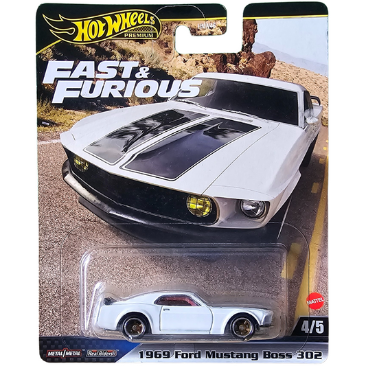 Hot Wheels Premium - 1969 Ford Mustang Boss 302 (Fast & Furious)