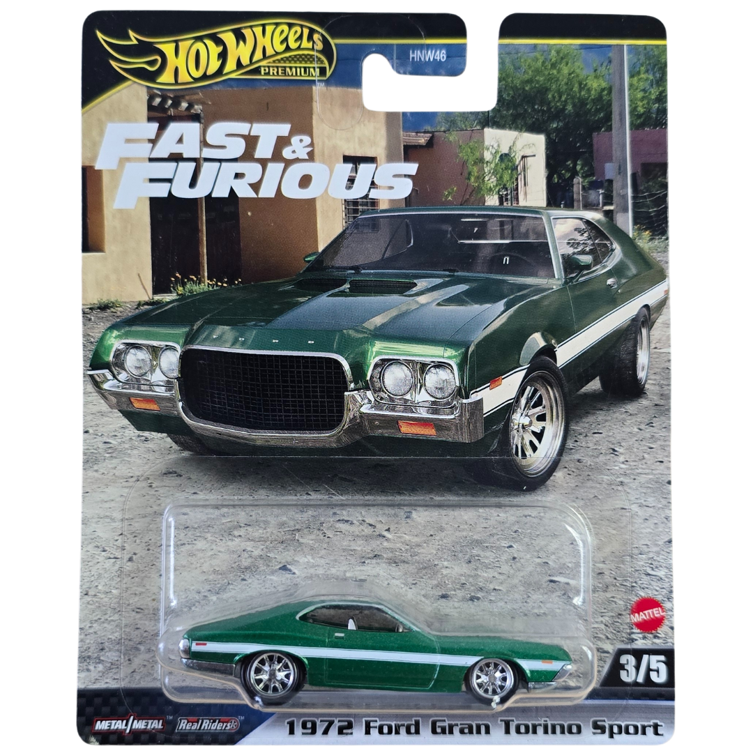 Hot Wheels Premium - 1972 Ford Gran Torino Sport (Fast And Furious)