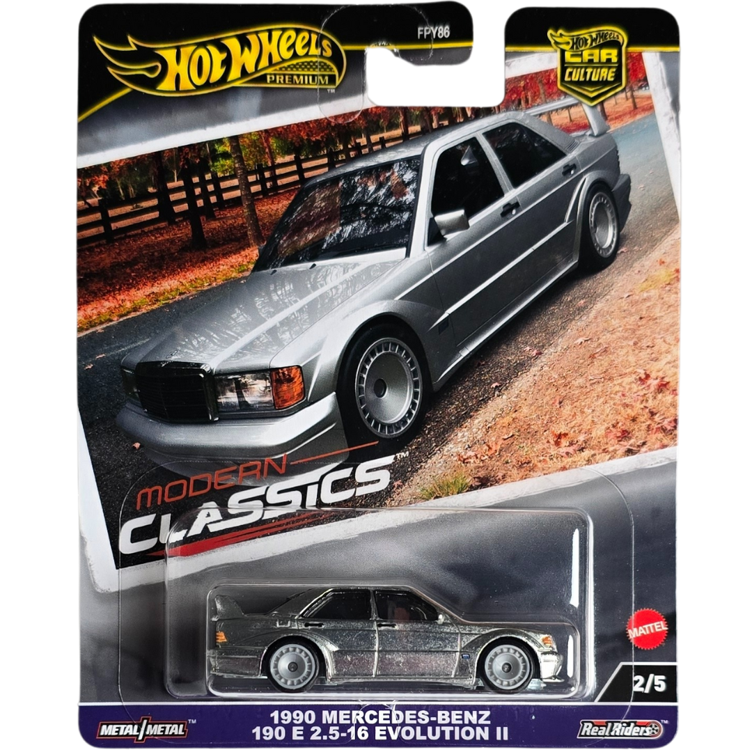 Hot Wheels Premium - 1990 Mercedes-Benz 190 E 2.5-16 Evolution II