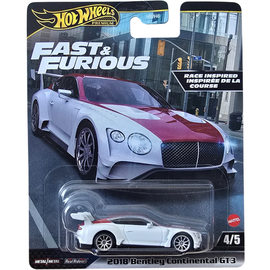 Hot Wheels Premium - 2018 Bentley Continental GT3 (Fast & Furious)