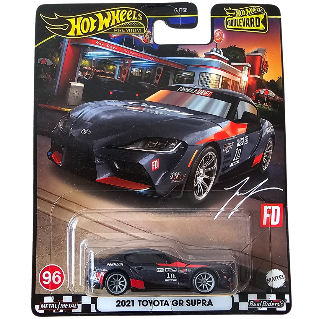 Hot Wheels Premium (Boulevard #96) - 2021 Toyota GR Supra