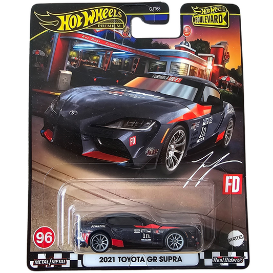 Hot Wheels Premium (Boulevard #96) - 2021 Toyota GR Supra