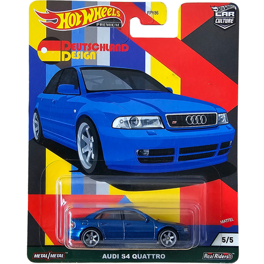 Hot Wheels Premium - Audi S4 Quattro (Deutschland Design)