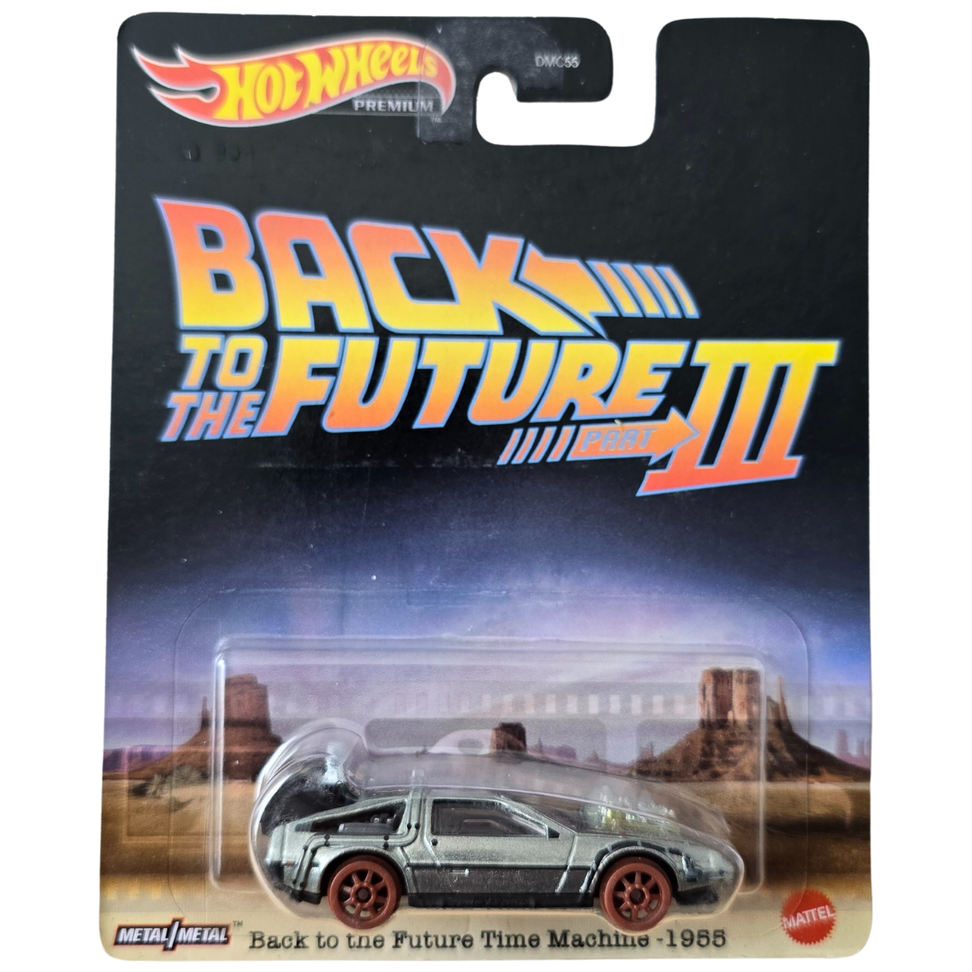 Hot Wheels Premium - Back To The Future Time Machine - 1955